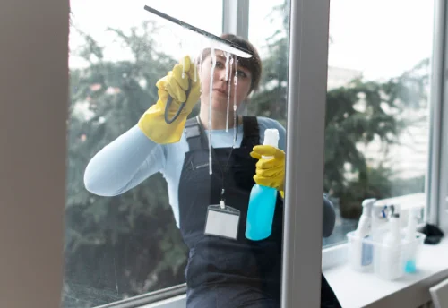 Nettoyage de vitres intérieures et extérieures à Saint-Rémy-en-Rollat